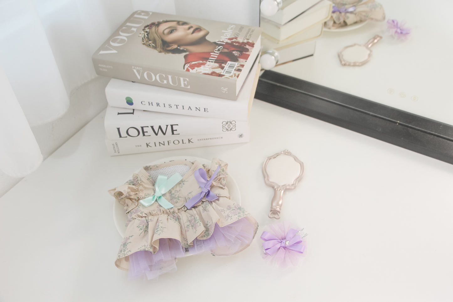 olivia flower hairpin