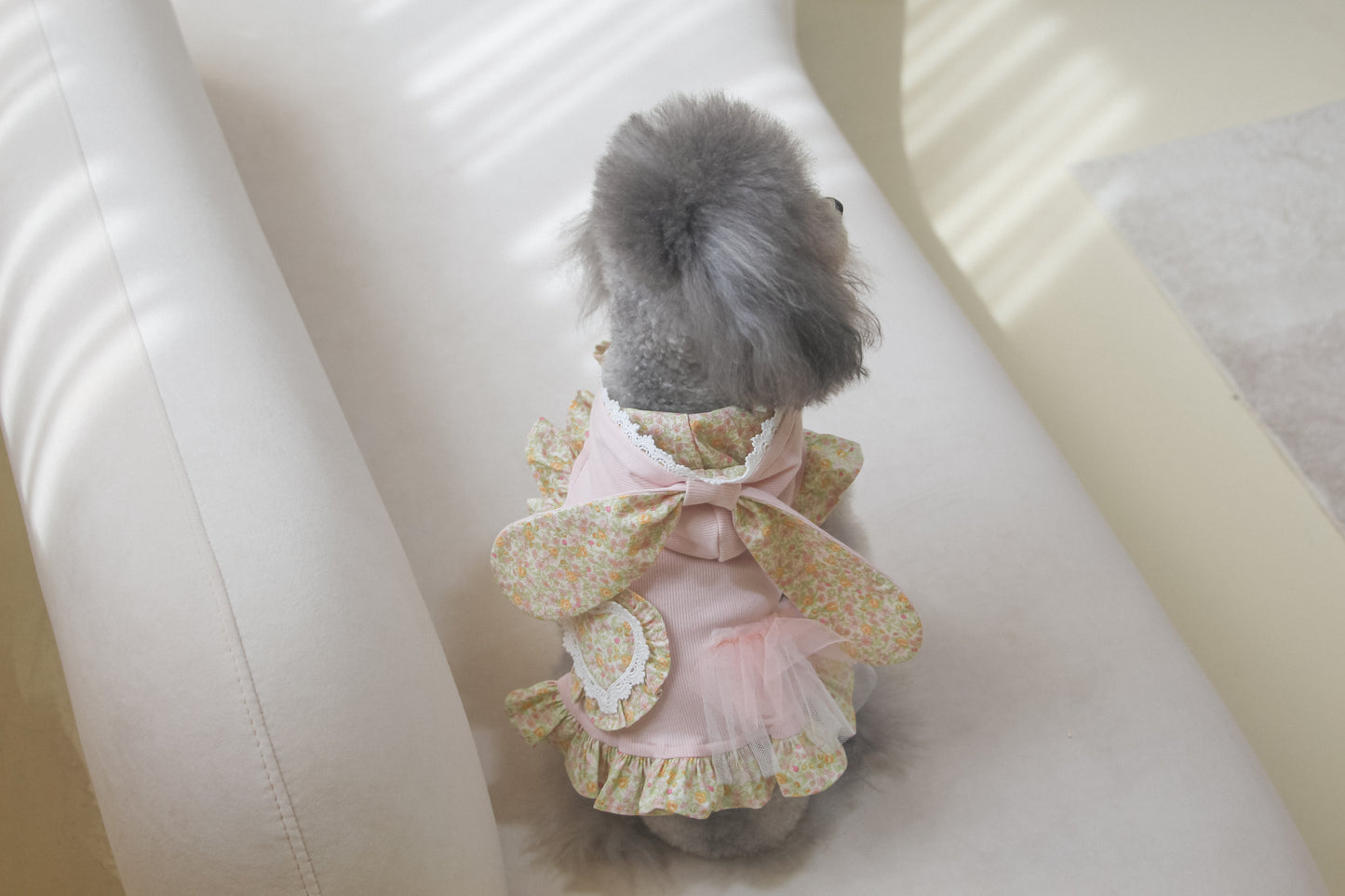 couture bunny hoodie (pink)