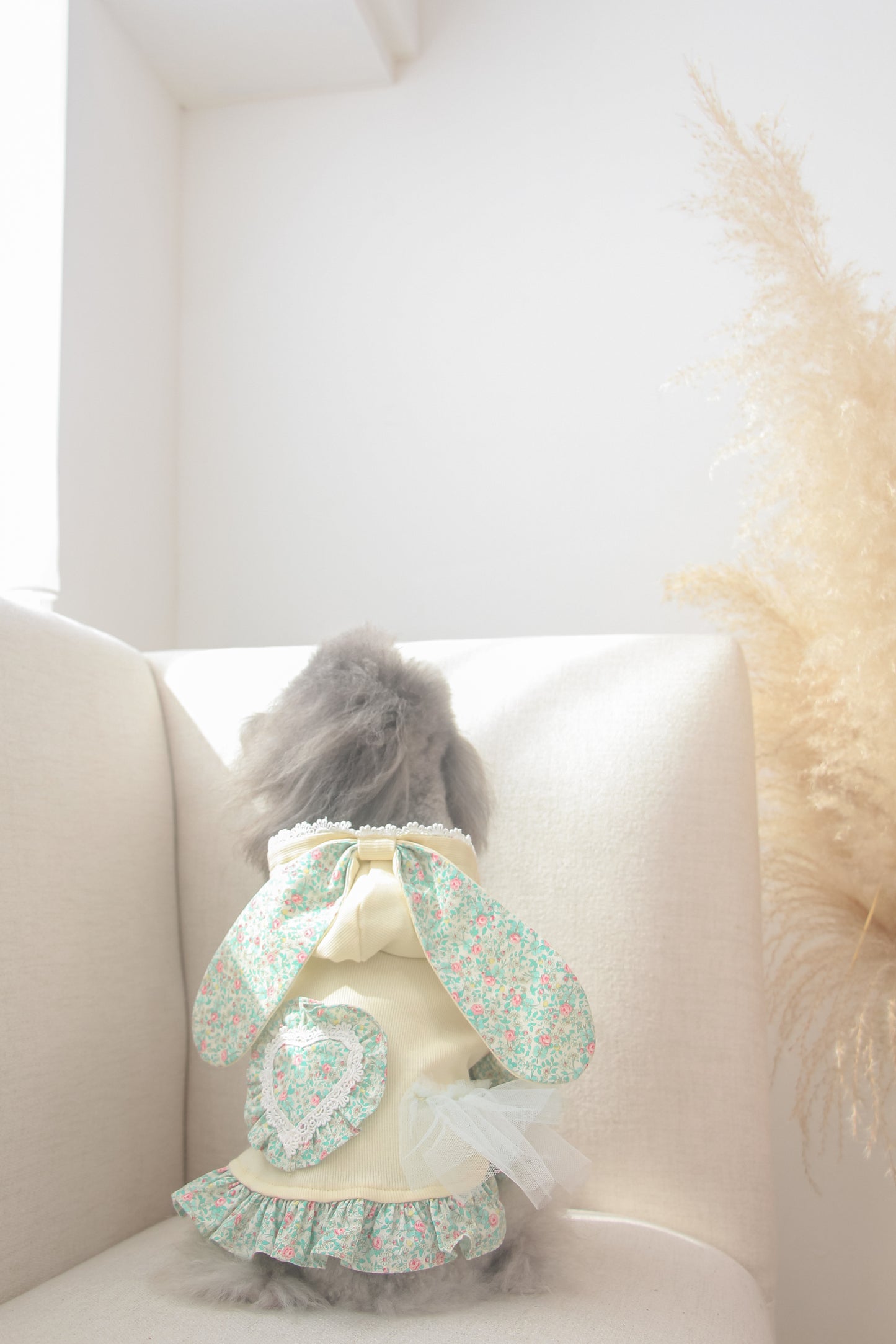 couture bunny hoodie (yellow)