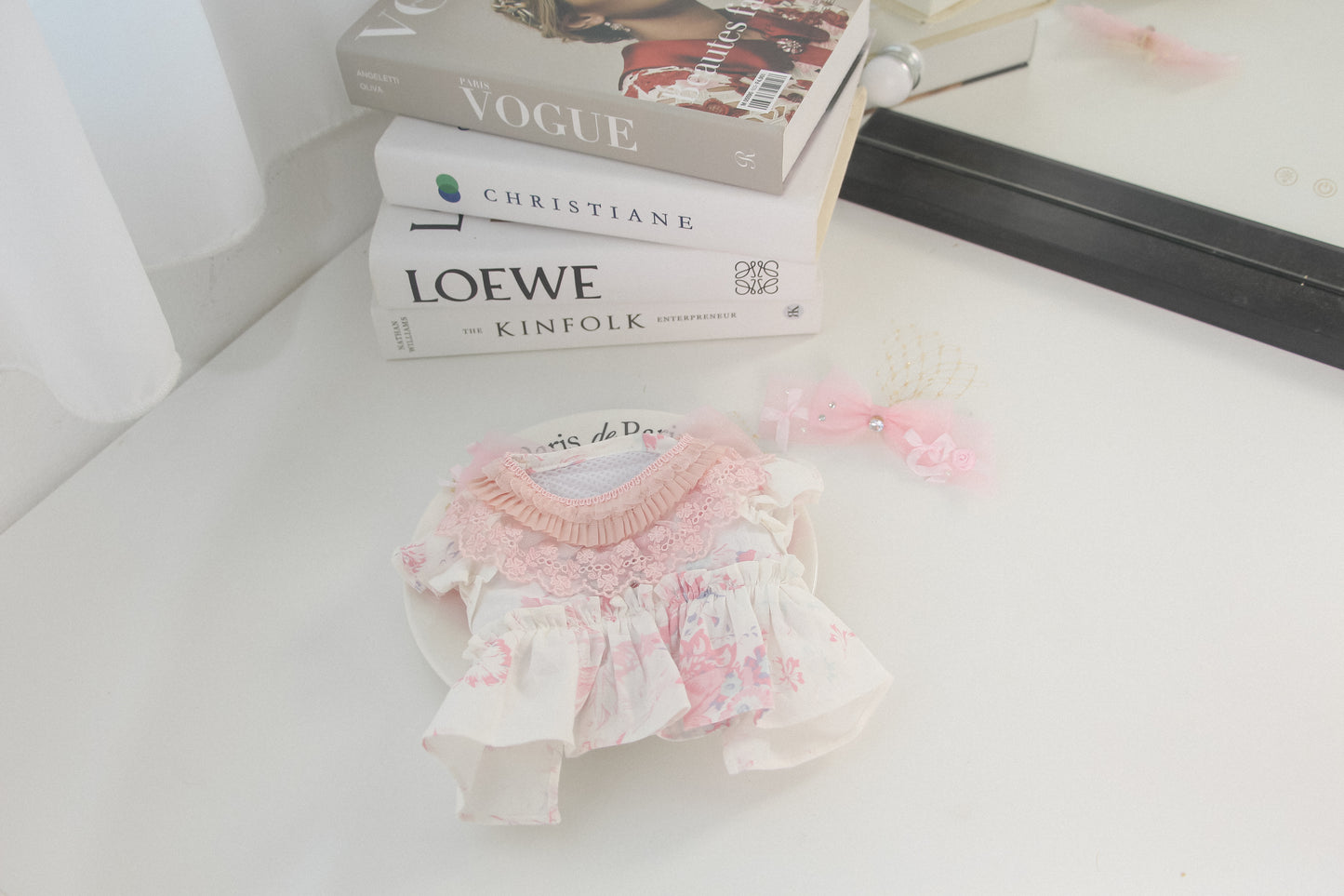 elysia ribbon hairpin (2 colours)