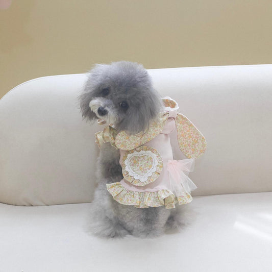 couture bunny hoodie (pink)