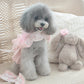 juliet harness + leash set (version 2 - pink)