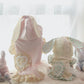 couture bunny hoodie (pink)